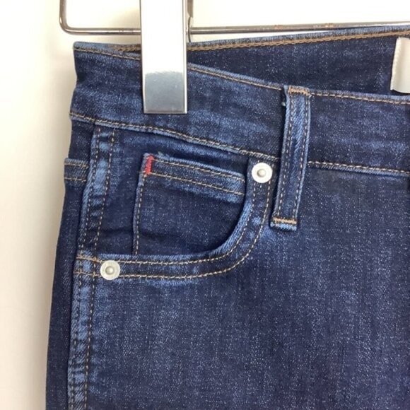 SUNDAY BEST LIGHTLY FLAIR LEG DARK DENIM JEANS 0 - Picture 5 of 11